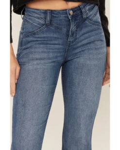 Shyanne Women's Medium Wash High Rise Eden Stretch Flare Jeans -Country Clothing Store 2000381363 414 P4