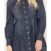 Shyanne Women's Medium Wash Long Sleeve Denim Shirt Dress -Country Clothing Store 2000381369 414 P3