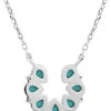 Montana Silversmiths Women's Lucky Seven Turquoise Necklace 1 Montana Silversmiths Women's Lucky Seven Turquoise Necklace -Country Clothing Store 2000381407 040 P2