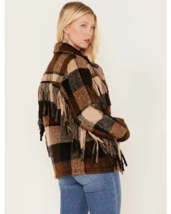 Idyllwind Women's Maryville Plaid Print Fringe Jacket -Country Clothing Store 2000381480 200 P4