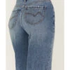 Cleo + Wolf Women's Medium Wash High Rise Loose Distressed Jeans -Country Clothing Store 2000381495 414 P4