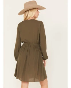 Jolt Women's Floral Embroidered Long Sleeve Dress 8 Jolt Women's Floral Embroidered Long Sleeve Dress -Country Clothing Store 2000381568 341 P4