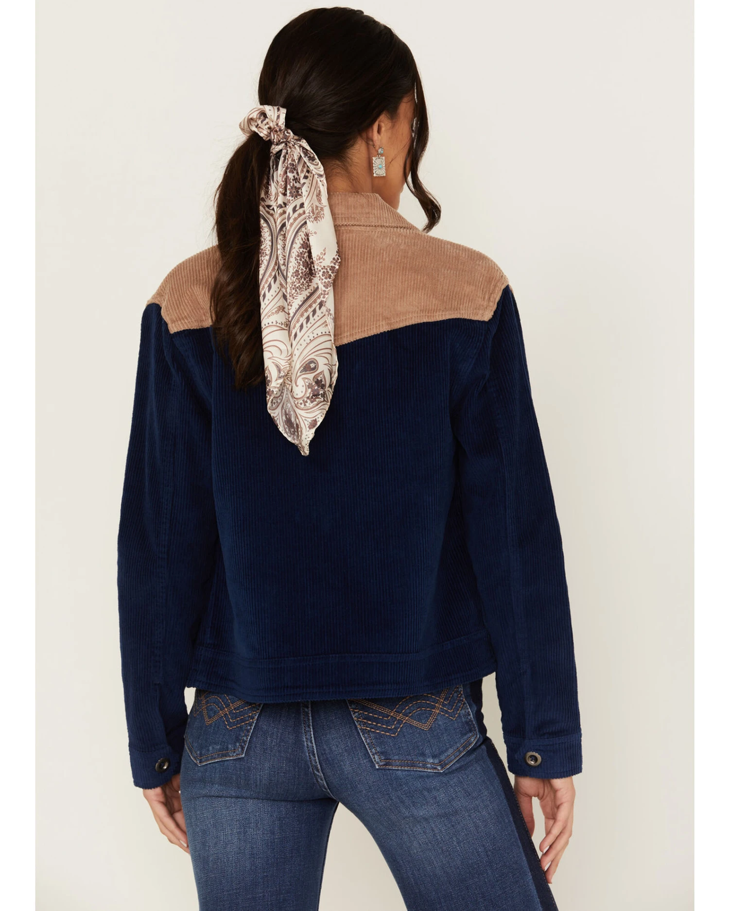 Idyllwind Women's Oak Hill Corduroy Color Block Jacket 6 Idyllwind Women's Oak Hill Corduroy Color Block Jacket - Image 4