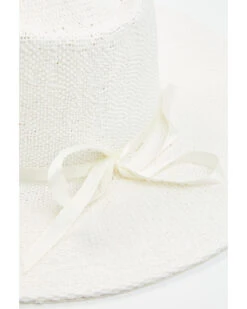 Nikki Beach Women's White Krystal Australian Toyo Fedora Hat -Country Clothing Store 2000382163 100 P2