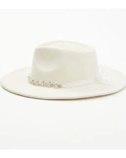 Nikki Beach Women's Cassini Crystal Rhinestone Fedora Hat -Country Clothing Store 2000382165 100 P3