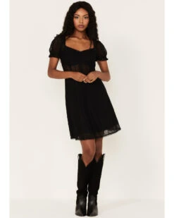 Beyond The Radar Women's Cap Sleeve Lace Dress -Country Clothing Store 2000382217 001 P2