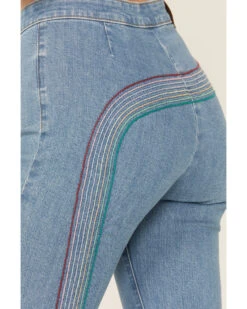 Lee Women's Light Wash High Rise Rainbow Super Flare Jeans -Country Clothing Store 2000382465 400 P4