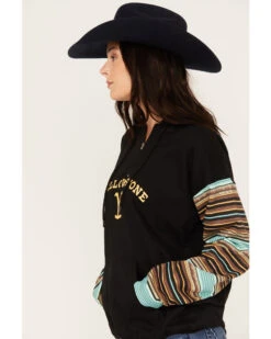Changes Women's Serape Striped Yellowstone Hoodie 9 Changes Women's Serape Striped Yellowstone Hoodie -Country Clothing Store 2000382609 442 P2