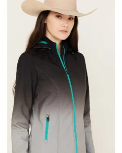 RANK 45 Women's Ombre Melange Softshell Jacket -Country Clothing Store 2000382816 020 P2