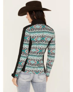 RANK 45 Women's Atha Geo Print Softshell Jacket -Country Clothing Store 2000382817 300 P4