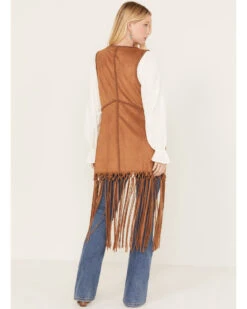 Shyanne Women's Faux Suede Fringe Vest -Country Clothing Store 2000382833 200 P4