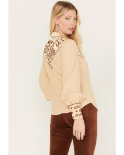Shyanne Women's Long Sleeve Embroidered Western Snap Shirt -Country Clothing Store 2000382862 251 P4