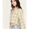Cleo + Wolf Women's Long Sleeve Cropped Shirt -Country Clothing Store 2000382951 300 P2