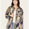 Cleo + Wolf Women's Patchwork Printed Shacket -Country Clothing Store 2000382963 402 P2