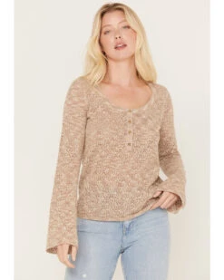 Idyllwind Women's Ranger Pointelle Henley Long Sleeve Shirt 8 Idyllwind Women's Ranger Pointelle Henley Long Sleeve Shirt -Country Clothing Store 2000382998 104 P1