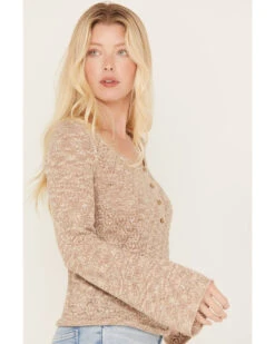 Idyllwind Women's Ranger Pointelle Henley Long Sleeve Shirt 9 Idyllwind Women's Ranger Pointelle Henley Long Sleeve Shirt -Country Clothing Store 2000382998 104 P2