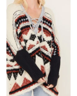 Idyllwind Women's Mack Denim Trim Sweater -Country Clothing Store 2000382999 410 P3