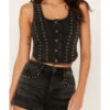 Idyllwind Women's Delrose Drive Studded Denim Vest -Country Clothing Store 2000383303 001 P3