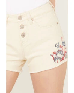 Shyanne Women's Mid Rise Americana Embroidered Shorts -Country Clothing Store 2000383367 100 P2