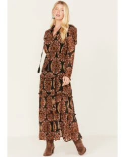 Miss Me Women's Multi Print Maxi Dress -Country Clothing Store 2000383424 900 P1