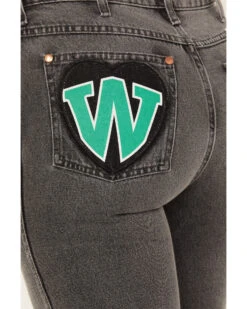 Wrangler Women's Heart Patch Wanderer Flare Jeans 8 Wrangler Women's Heart Patch Wanderer Flare Jeans -Country Clothing Store 2000383473 001 P4