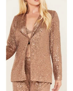Sadie & Sage Women's Inferno Sequin Blazer