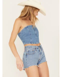 Wrangler Women's Denim Bustier -Country Clothing Store 2000383484 400 P2