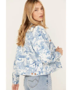 Wrangler Women's Heritage Nautical Cut Off Jacket 9 Wrangler Women's Heritage Nautical Cut Off Jacket -Country Clothing Store 2000383488 900 P4