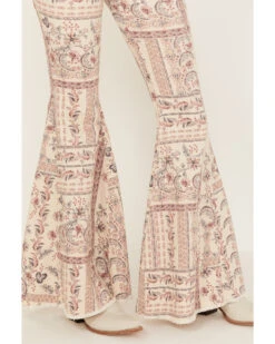 Shyanne Women's High Rise Paisley Americana Print Flare Jeans -Country Clothing Store 2000383713 900 P2