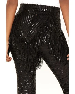 Any Old Iron Women's Beaded Fringe Flare Pants -Country Clothing Store 2000384069 001 P5