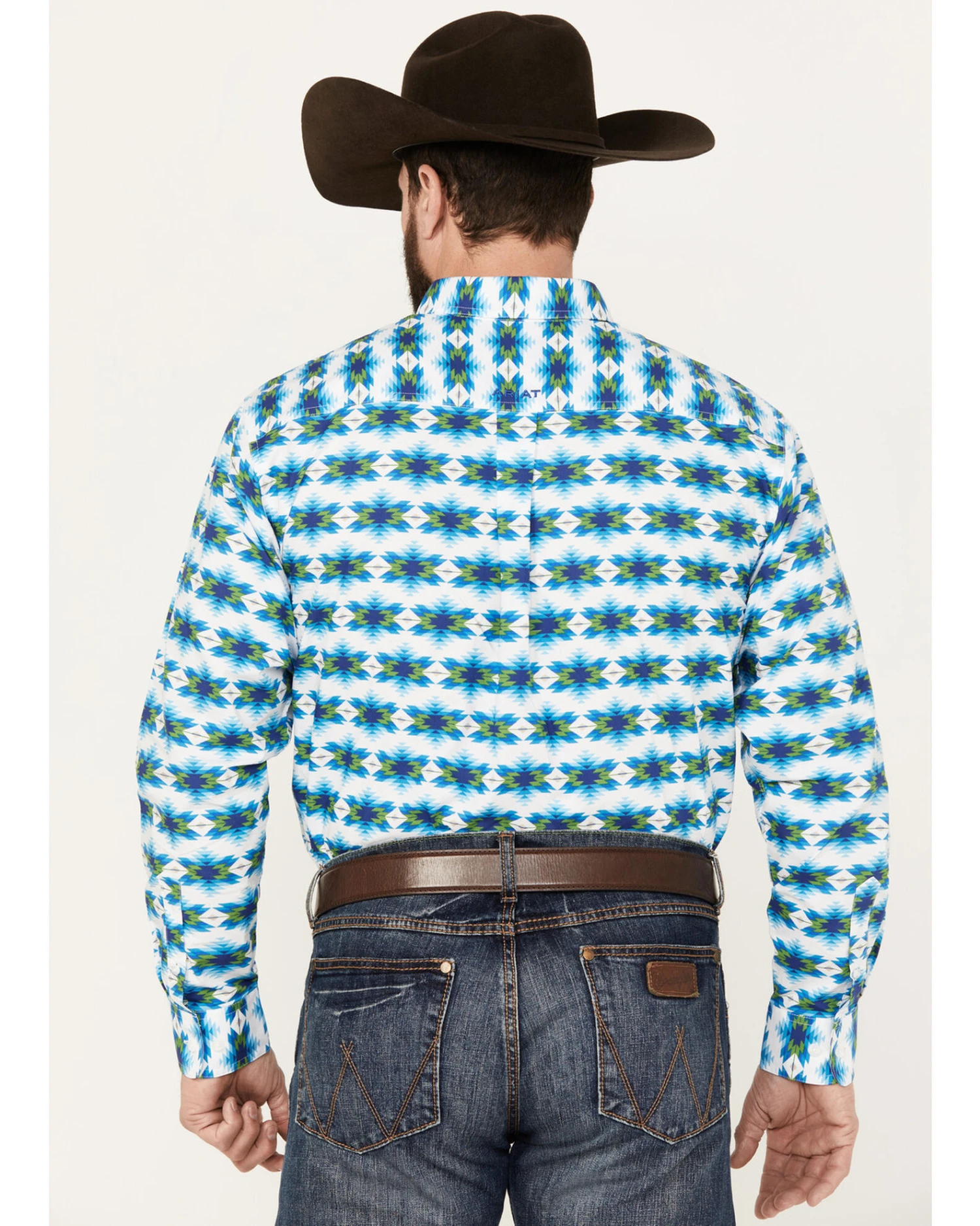 Ariat Men's Levi Classic Fit Long Sleeve Button Down Western Shirt 3 Ariat Men's Levi Classic Fit Long Sleeve Button Down Western Shirt