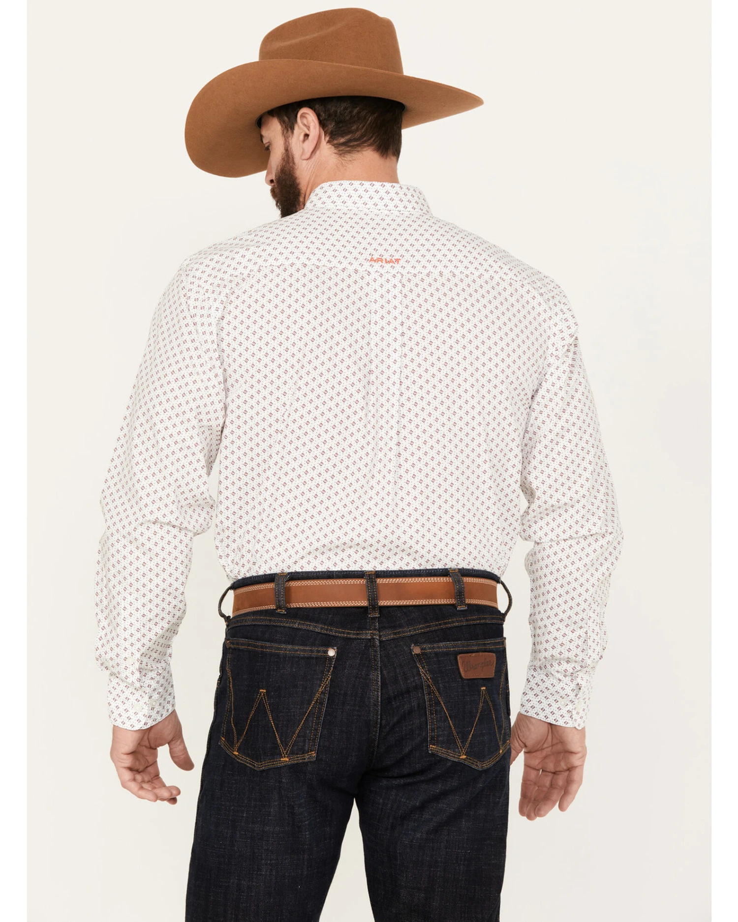 Ariat Men's Geo Print Destin Classic Fit Long Sleeve Western Shirt 6 Ariat Men's Geo Print Destin Classic Fit Long Sleeve Western Shirt - Image 4