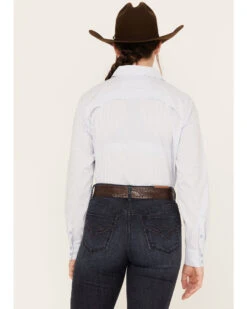 Ariat Women's VentTEK Stretch Long Sleeve Button Down Striped Western Shirt -Country Clothing Store 2000384685 941 P4