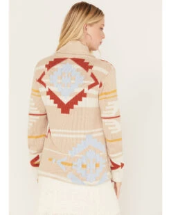 Pendleton Women's Multicolored Print Taos Graphic Cardigan 8 Pendleton Women's Multicolored Print Taos Graphic Cardigan -Country Clothing Store 2000384696 110 P4