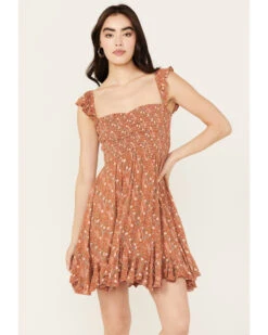 Rock & Roll Denim Women's Floral Print Dress -Country Clothing Store 2000384995 200 P1