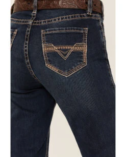 Rock & Roll Denim Women's Dark Wash Mid Rise Extra Stretch Riding Bootcut Jeans 8 Rock & Roll Denim Women's Dark Wash Mid Rise Extra Stretch Riding Bootcut Jeans -Country Clothing Store 2000385094 416 P2