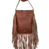 American West Women's Floral Tooled Fringe Crossbody Bag -Country Clothing Store 2000385340 280 P2