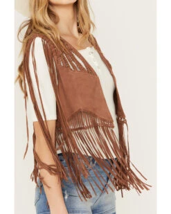 Idyllwind Women's Ennis Suede Crochet Vest -Country Clothing Store 2000386119 200 P3