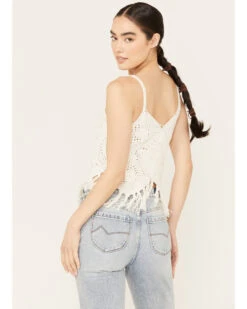 Shyanne Women's Crochet Fringe Tank 9 Shyanne Women's Crochet Fringe Tank -Country Clothing Store 2000386163 100 P4
