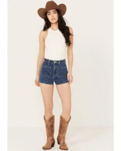 Rolla's Women's Medium Wash High Rise Denim Shorts -Country Clothing Store 2000386544 414 P1
