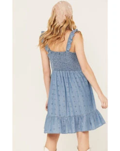 Ariat Women's Paisley Print Pursuit Denim Dress -Country Clothing Store 2000386650 400 P4