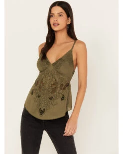 Shyanne Women's Hanky Hem Halter Top -Country Clothing Store 2000386669 341 P1