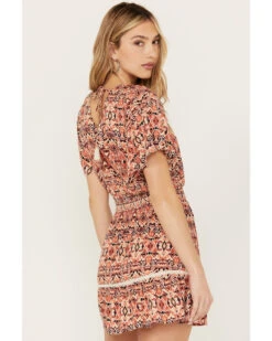 Idyllwind Women's Flutter Sleeve Mocked Dress -Country Clothing Store 2000386696 642 P4