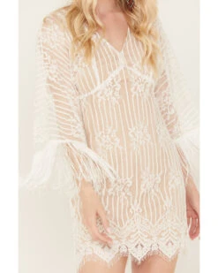 Idyllwind Women's Celosia Lacy Fringe Dress