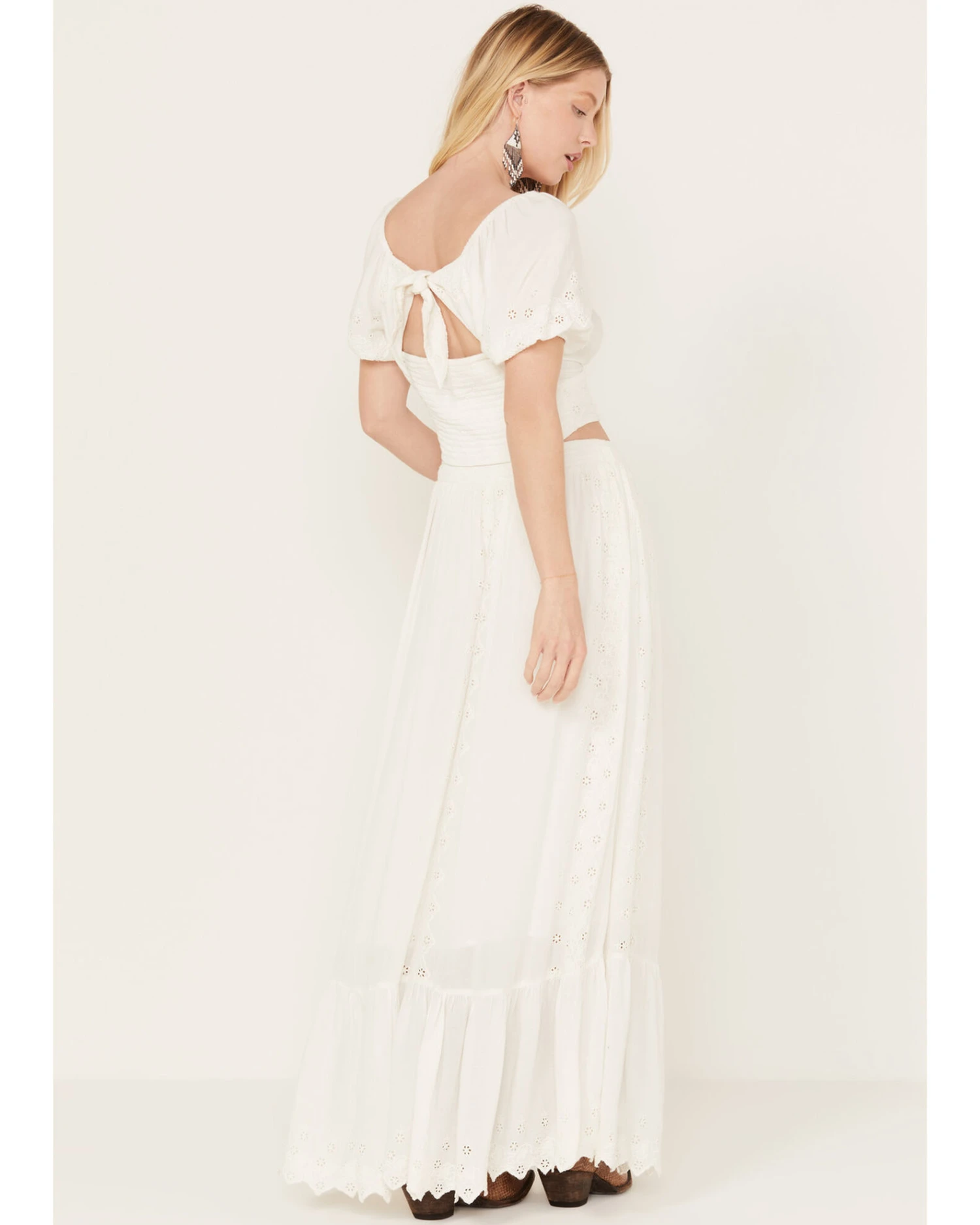 Idyllwind Women's Eyelet Maxi Skirt 5 Idyllwind Women's Eyelet Maxi Skirt - Image 3