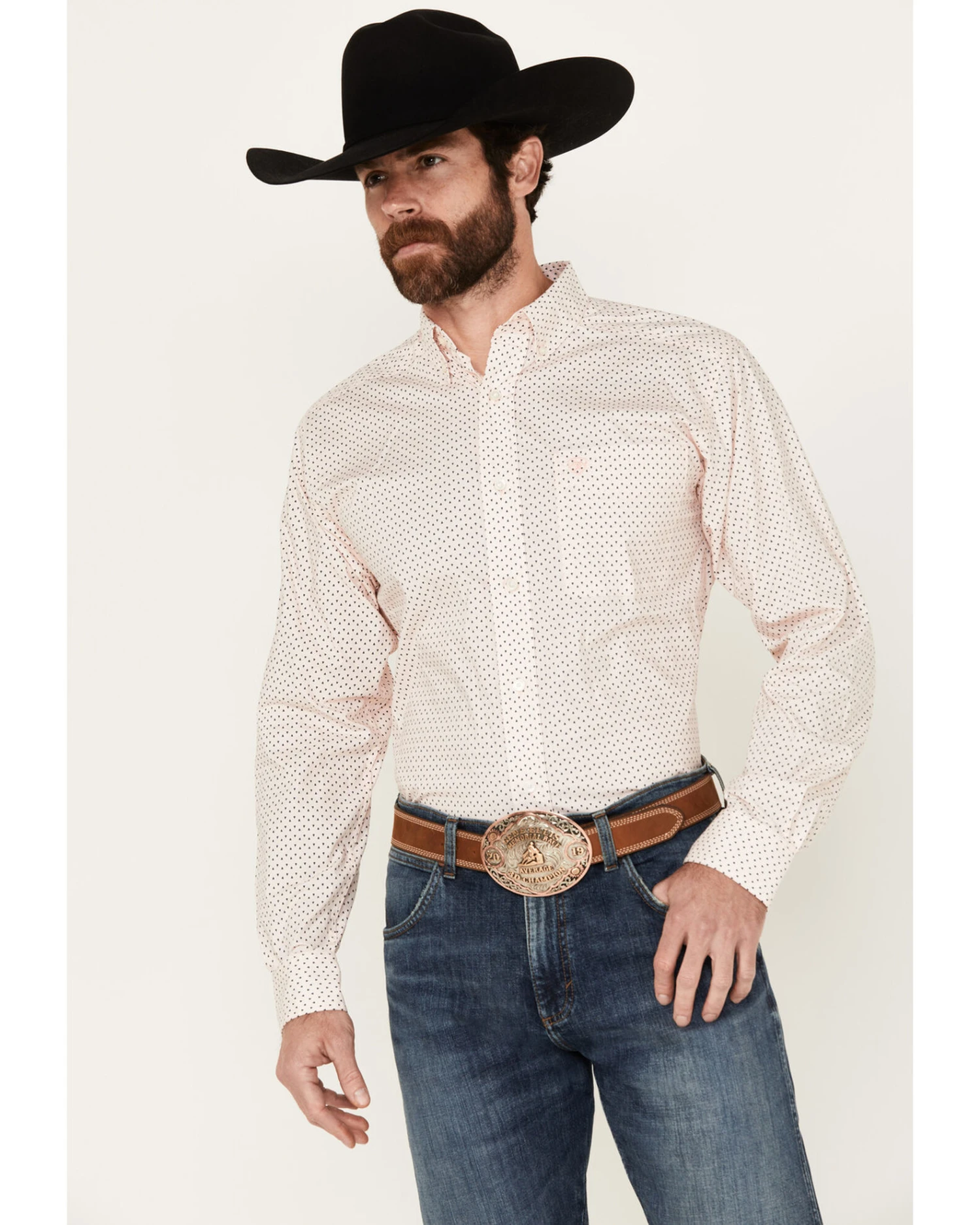 Ariat Men's OZ Print Long Sleeve Button-Down Western Shirt 4 Ariat Men's OZ Print Long Sleeve Button-Down Western Shirt - Image 2