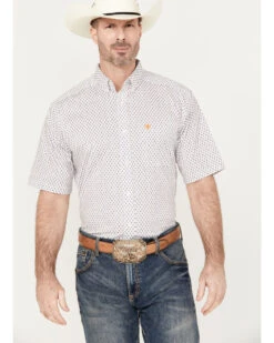 Ariat Men's Mayson Geo Print Classic Fit Short Sleeve Button Down Western Shirt 8 Ariat Men's Mayson Geo Print Classic Fit Short Sleeve Button Down Western Shirt -Country Clothing Store 2000387251 100 P1