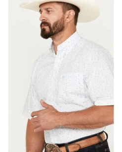 Ariat Men's Jameson Print Button-Down Short Sleeve Western Shirt -Country Clothing Store 2000387267 100 P2