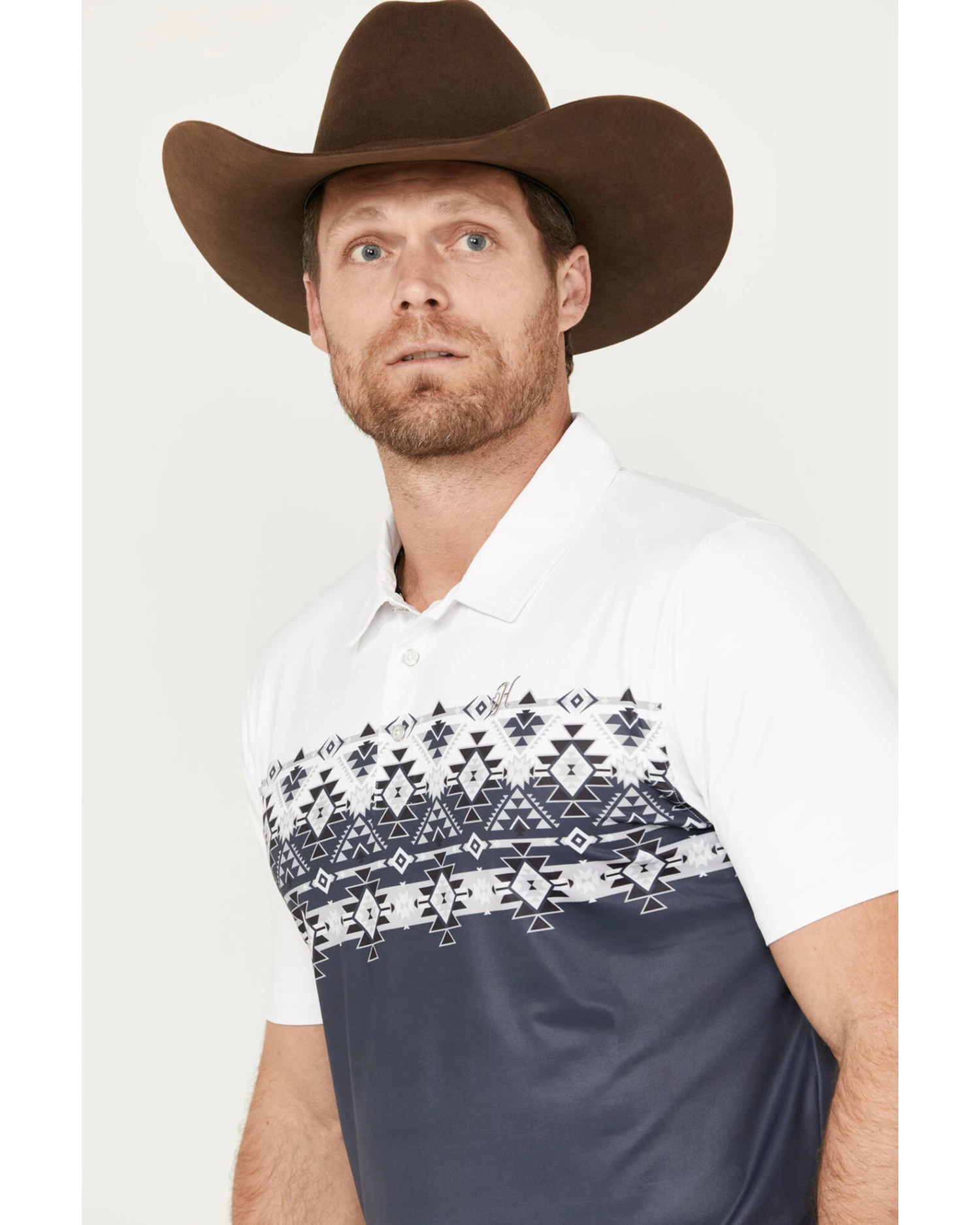 Hooey Men's Weekender Border Polo 3 Hooey Men's Weekender Border Polo