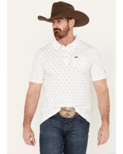 Hooey Men's Hot-Shot Mini Logo Print Polo -Country Clothing Store 2000387692 100 P1